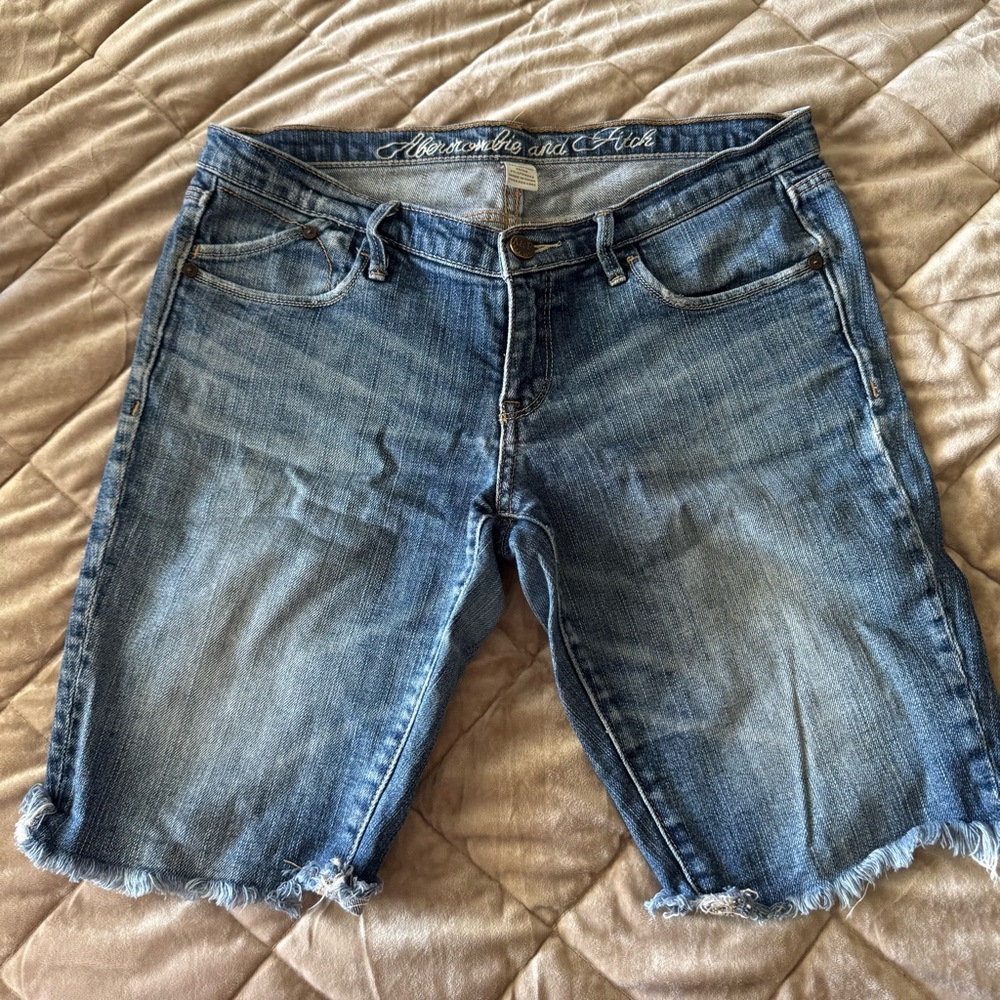 Abercrombie and Fitch Bermuda denim shorts